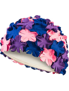 AQUA SPEED Plavecká čiapka Bloom Multicolour Pattern 03