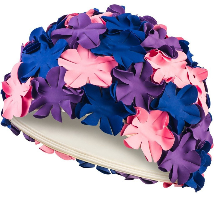 AQUA SPEED Plavecká čiapka Bloom Multicolour Pattern 03