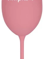 VÍNOPIČKA - ružový pohár na víno 350 ml