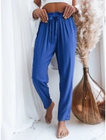 Dámské látkové kalhoty chrpově modré Dstreet model 21969734 - FashionStreet