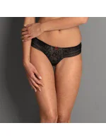 Tanga Fleur 1354 black - RosaFaia