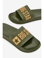 Klapki Męskie Big Star SS174360 Zielone
