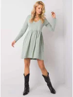 Sukienka RV SK model 18627870 pistacjowy - FPrice Sukienka RV SK model 18627870 pistacjowy - FPrice
