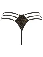 Sexy tangá V-10068 čierna - Axami