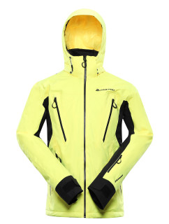 Pánska lyžiarska bunda s membránou ptx ALPINE PRO GAES nano yellow