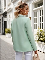 Dámska elegantná bunda na zips mint FashionStreet PY0144 Dámska elegantná bunda na zips mint FashionStreet PY0144