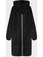 Černý přehoz přes oblečení s kapucí la alpaka model 15820025 - S'WEST