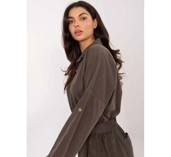 Koszula IT KS model 21749863 ciemny khaki - FPrice