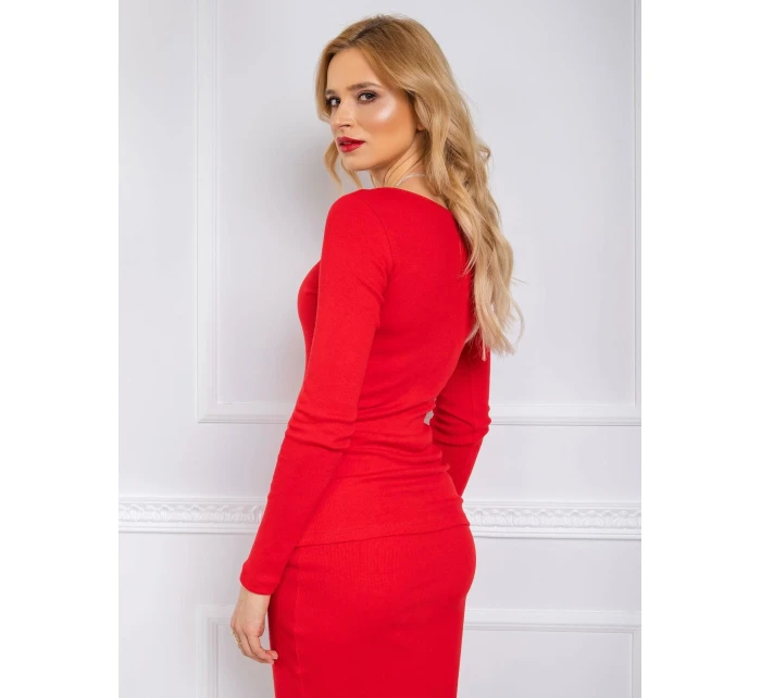 Blúzka RV BZ R5097.68 červená Blúzka RV BZ R5097.68 červená