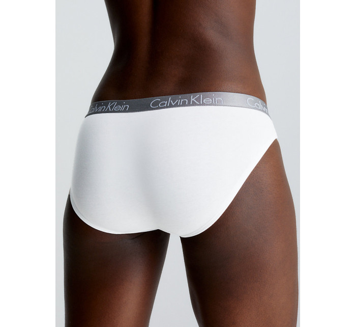 Dámske nohavičky Bikini Briefs Radiant Cotton 000QD3540E100 biela - Calvin Klein