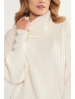 Svetr Golf s rukávy bílý model 20745483 - Monnari Svetr Golf s rukávy bílý model 20745483 - Monnari