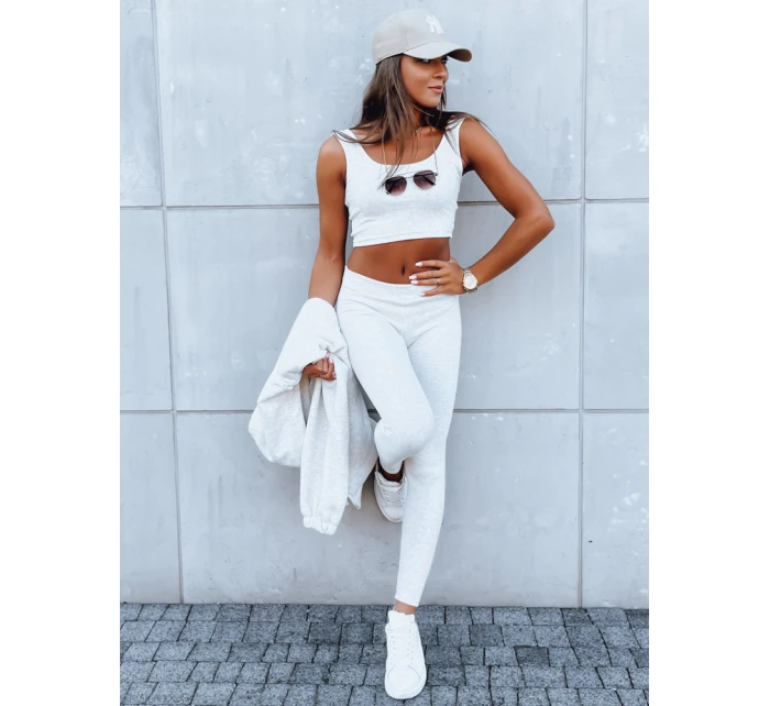 Dámská tepláková souprava světle šedá Dstreet model 21970744 - FashionStreet