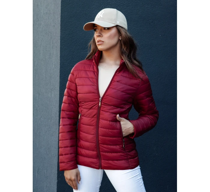 Dámska prešívaná bunda CRIMSON bordová FashionStreet TY4352