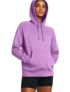 Dámská mikina Under Armour Rival Fleece Hoodie, fialová, 1379500, 560 L