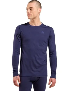 Odlo BL TOP spodní prádlo s dlouhým rukávem l/s MERINO 200 velikost M Blue
