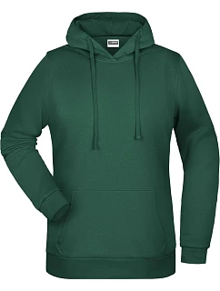 JN 795 Dámská mikina s kapucí model 22430427 dark green - Daiber