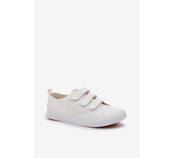 Nízké Tenisky Na Suchý Zip Bílé model 21684221 - Boto Nízké Tenisky Na Suchý Zip Bílé model 21684221 - Boto