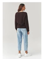 Sveter na gombíky model 223259 Makadamia