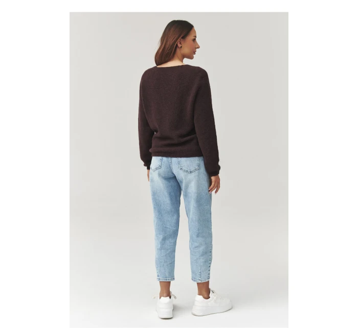 Sveter na gombíky model 223259 Makadamia