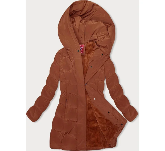 Zimní bunda v barvě s kapucí model 21246073 - LHD