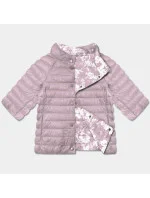 Dámske plus size sako s 3/4 rukávmi Minority špinavá ružová/floral (M23-7010-52)