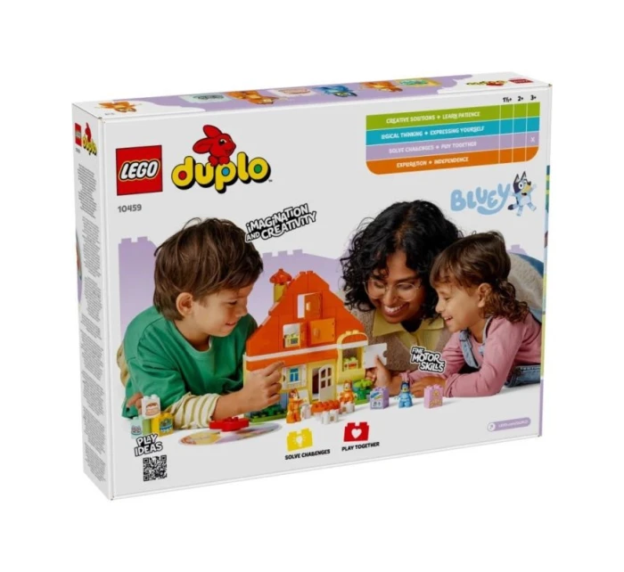 LEGO DUPLO Bluey 10459 Modrý rodinný domček s pamäťovou hrou