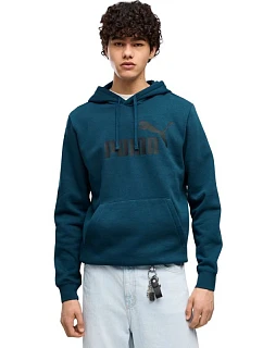 Pánska mikina Puma ESS No.1 Logo Hoodie FL, tyrkysová, 682571, veľkosť 36