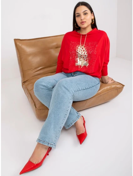 Halenka RV BZ model 17157395 červená - FPrice Halenka RV BZ model 17157395 červená - FPrice