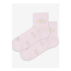 TENKÉ PONOŽKY BARVA 2-6 LET DÍVKY RŮŽOVÁ 24/26