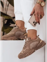 Dámské tenisky khaki model 21972416 - Dstreet Dámské tenisky khaki model 21972416 - Dstreet