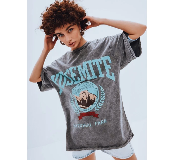 dámské tričko s potiskem graphite Dstreet model 21977329 - FashionStreet