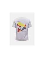 Dámské tričko PEAK PERFORMANCE W Explore Graphic Tee, šedé