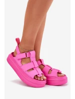 Dámské Sandály Na Platformě Fuchsie model 21696268 - Boto Dámské Sandály Na Platformě Fuchsie model 21696268 - Boto