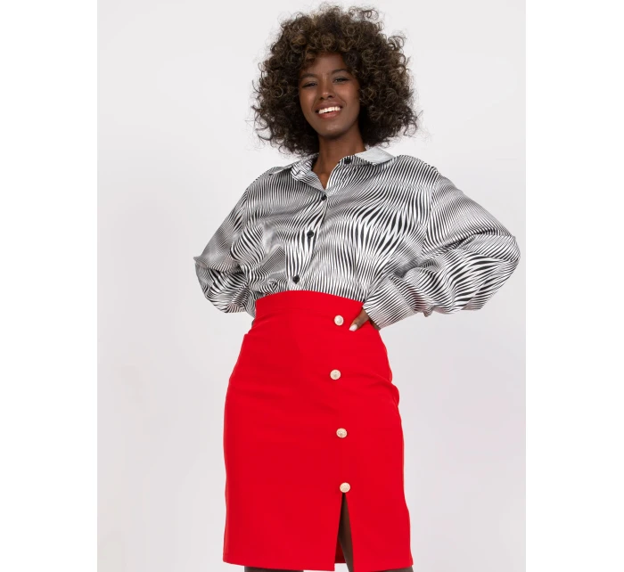 Dámska košeľa-LK-KS-508891-1.55P-biela-čierna