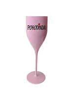 POHODINDA - ružový nerozbitný pohár na prosecco 150 ml