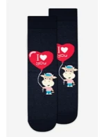 MODERNÍ Ponožky U04.156 Valentýnské ponožky