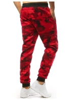 Pánské červené tepláky Dstreet model 21962124 - FashionStreet Pánské červené tepláky Dstreet model 21962124 - FashionStreet