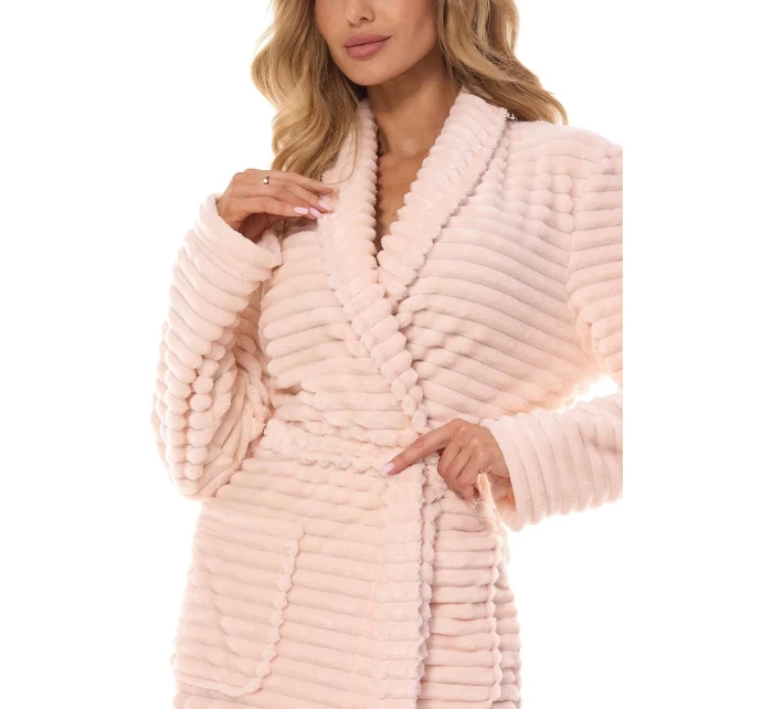 Dámsky župan L&L 2415 Ritta dlhý 3XL