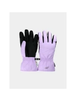 Dámske lyžiarske rukavice 4F 4FWAW24AFGLF145-52S dámske Dámske lyžiarske rukavice 4F 4FWAW24AFGLF145-52S dámske