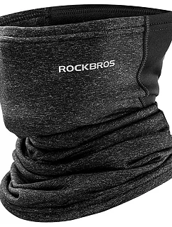 Športový nákrčník Rockbros LF7759, zateplený, čierno-sivý