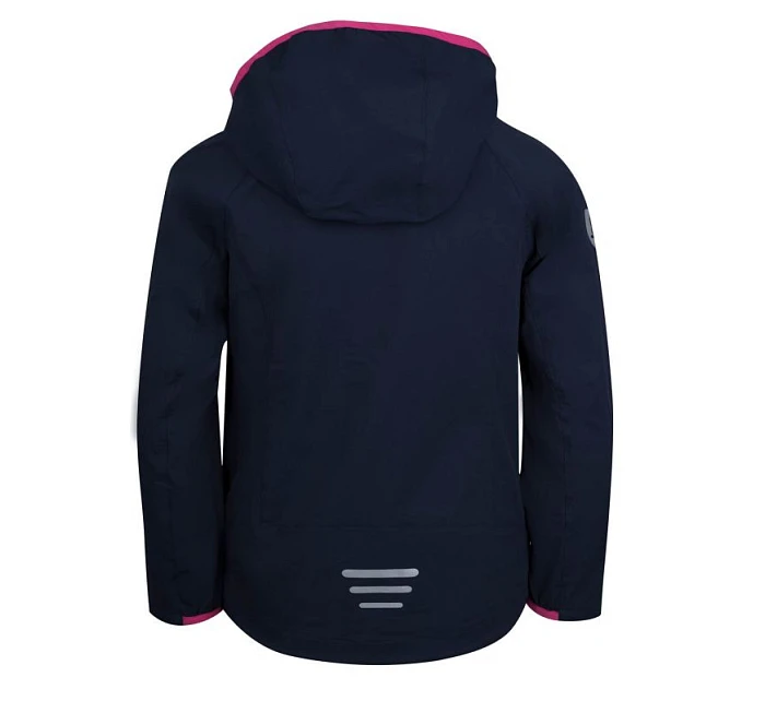 Trollkids Dievčenská elastická bunda Kvalvika navy/magenta (329-114)