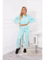 Sada s potiskem pistole mint Sada s potiskem pistole mint