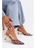 Dámské Sandály na podpatku vícebarevné model 22027871 - Boto