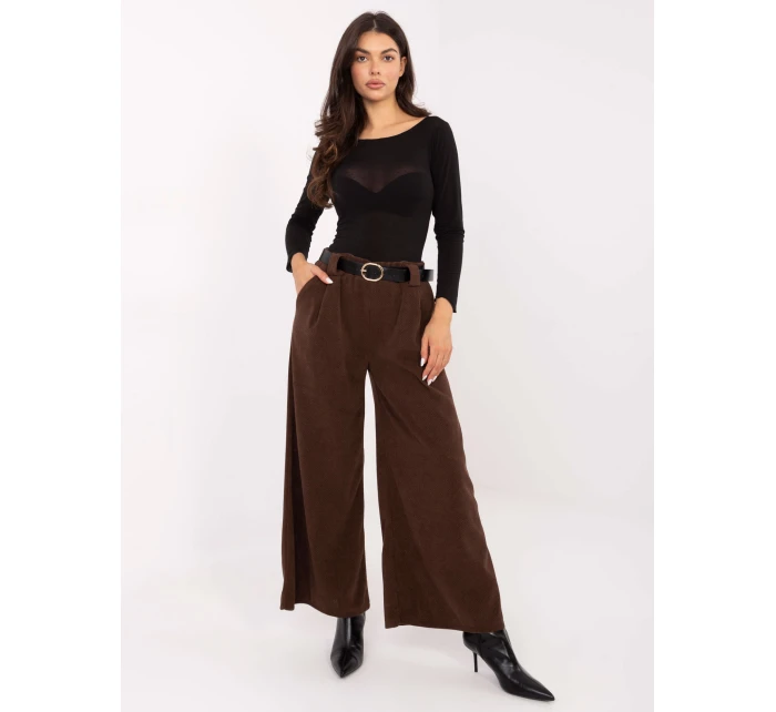 Spodnie IT SP model 21747100 brązowy - FPrice Spodnie IT SP model 21747100 brązowy - FPrice