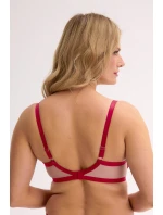 POLOMÄKKÁ PODPRSENKA AINA PRODUKT 1273 ČERVENÁ