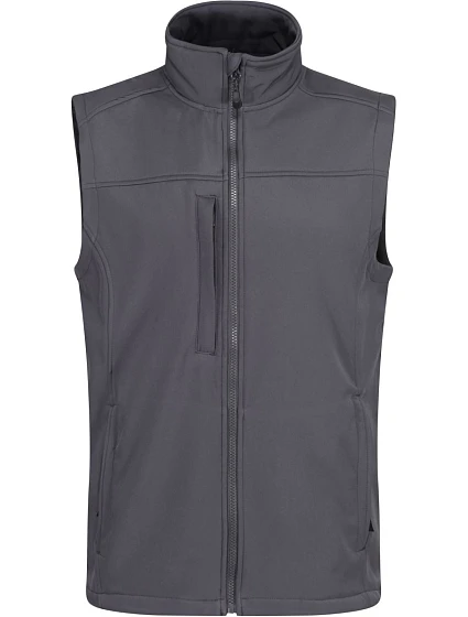 Regatta TRA 788 2-vrstvová softshellová vesta „Flux“ 36.A788 seal grey