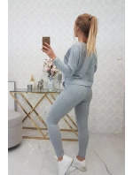 Súprava s oversize šedou blúzkou Súprava s oversize šedou blúzkou