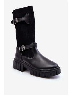 Dámské kotníkové boty s černé model 21629023 - Boto