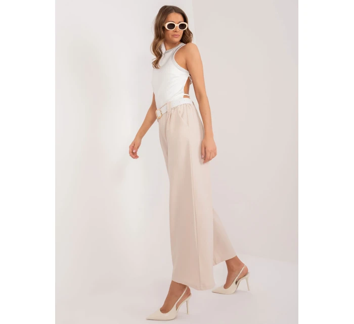 Spodnie DHJ SP model 20095062 jasny beżowy - FPrice Spodnie DHJ SP model 20095062 jasny beżowy - FPrice