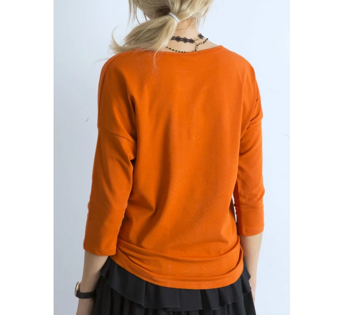 Blúzka RV BZ 4661.43P tmavo oranžová
